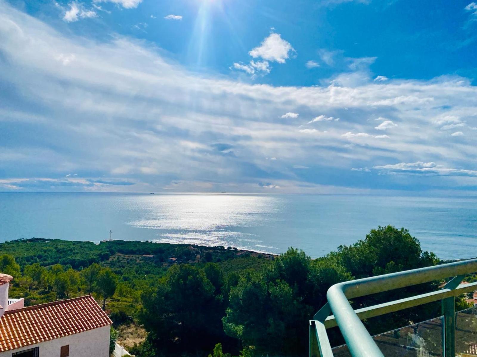 Precioso Atico En La Sierra De Irta Apartment Alcoceber Bagian luar foto